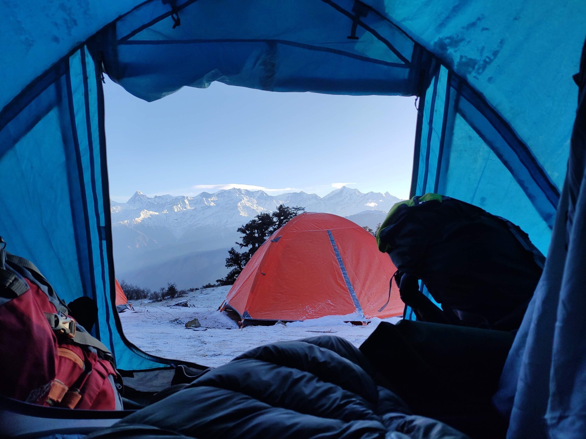 Wake-up view from our tent, which hotel gives you this ;)